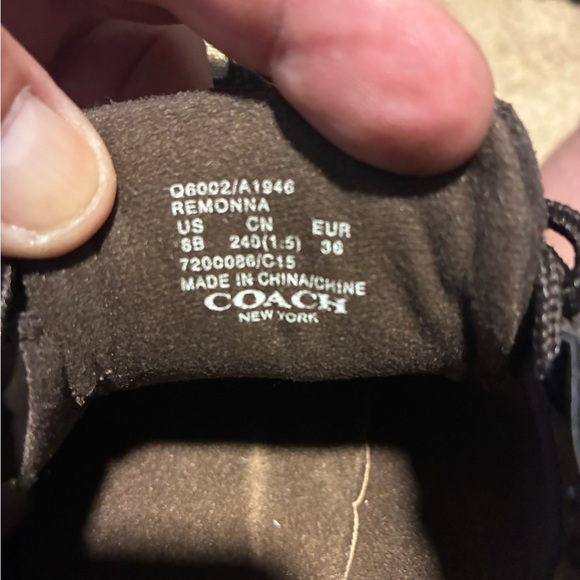 Coach Womens Remonna Low Top Lace Up Sneakers Size 8 - Picture 5 of 6